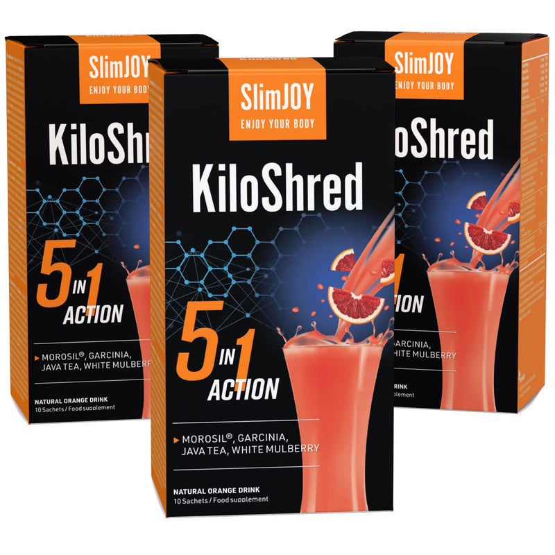Slimjoy Kiloshred - Drink With Garcinia Cambogia, Java Tea And White Mulberries - 30 Bags By Sensilab - With Free E-Book Guide (English Language Not Guaranteed) - NewNest Australia