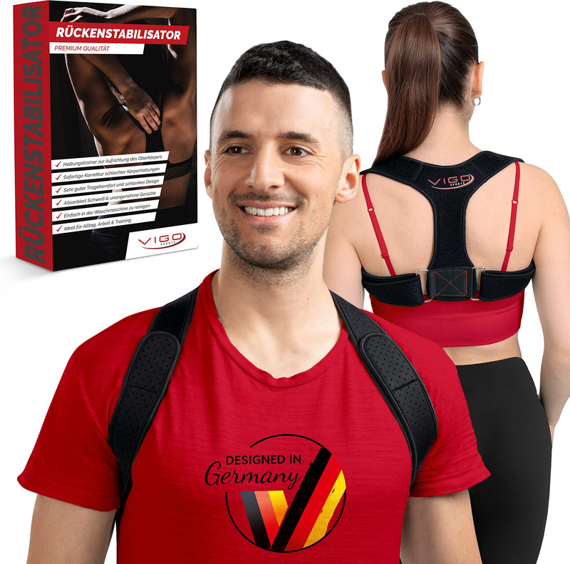 Vigo Sports *New* I Back Straightener For Efficient Posture Correction I Adjustable Back Support For Men And Women I Premium Shoulder Strap For Confident Appearance (Sm) - NewNest Australia
