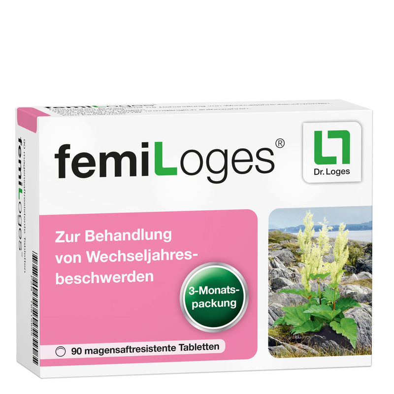 femiLoges® - 90 tablets - Herbal support during menopause - 3 month pack of 90 pieces (pack of 1) - NewNest Australia