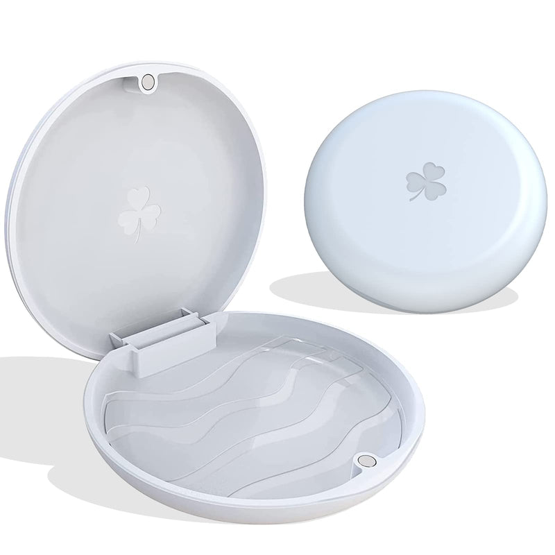 Braces box Dento box splint box (also for bite splint, grinding splint) 2 pieces orthodontic box (white) white - NewNest Australia