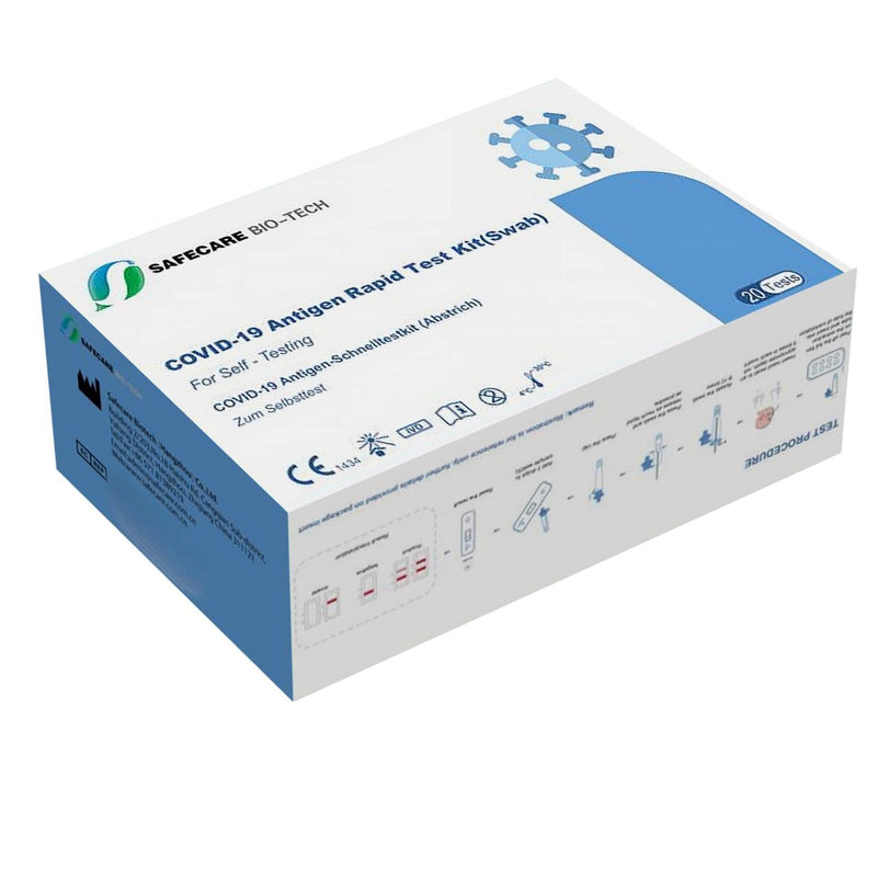 Pack of 20 Corona rapid test self-test - nasal self-test for at home SARS-CoV-2 - NewNest Australia