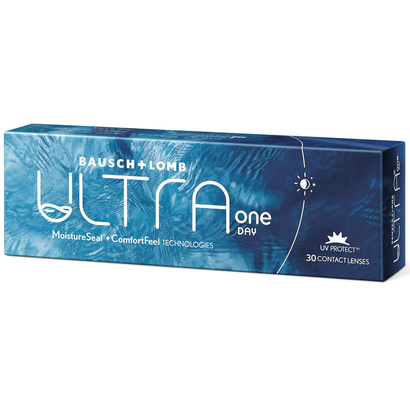 Bausch + Lomb Ultra One Day, Spherical Daily Lenses, Premium Soft Contact Lenses, 30 Pieces, / Bc 8.6 Mm / Dia 14.2 / +0.75 Diopters 0.75 Diopters 8.6 Millimeters 14.2 Millimeters - NewNest Australia