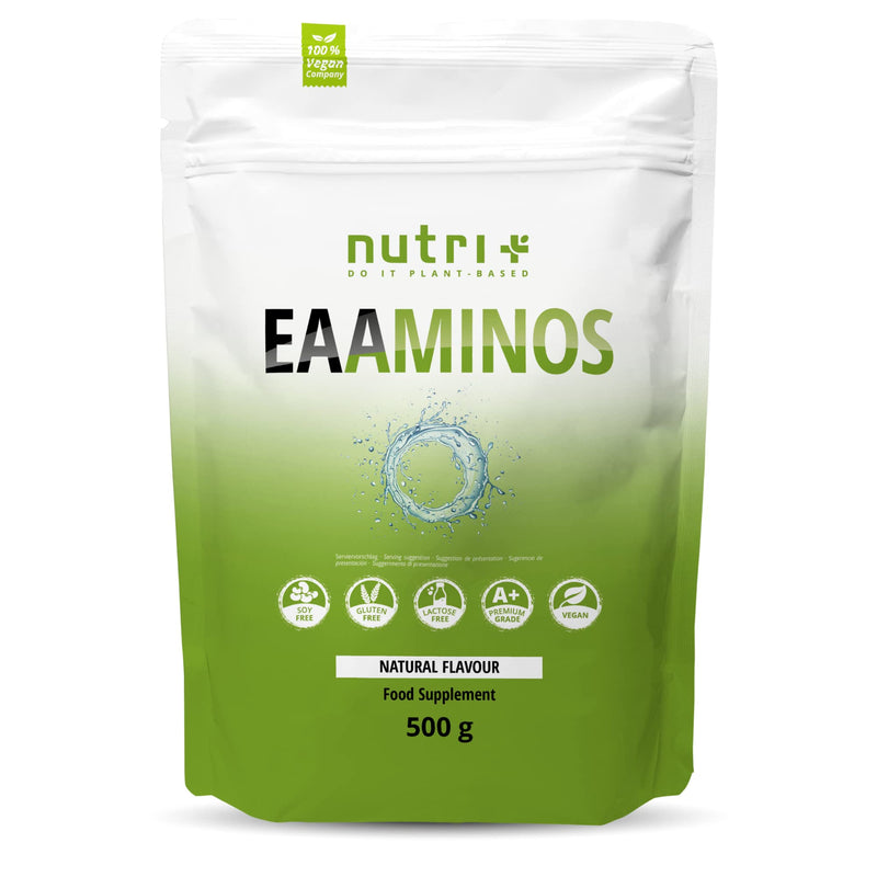 Eaa Powder Neutral 500 G - High Dose - Instant Eaas Natural Without Sweeteners, Additives And Artificial Flavor - Essential Amino Acids - Vegan Essential Aminos - NewNest Australia
