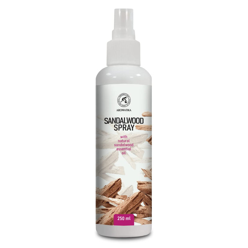Sandalwood Room Spray And Air Freshener 250 Ml - Made From Pure Sandalwood Essential Oil - Natural Fragrance Spray - Relaxing Room Fragrance - Sleep Spray - Sandalwood Oil Aromatic Spray - NewNest Australia