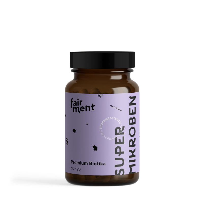 fairment SuperMikroben® - Innovative Premium Probiotics [Microbes of the Year 2023] | Intestinal Treatment for Bloating, Irritated Bowel | Intestinal Bacteria with Fibre + Zinc | Made in Germany - NewNest Australia