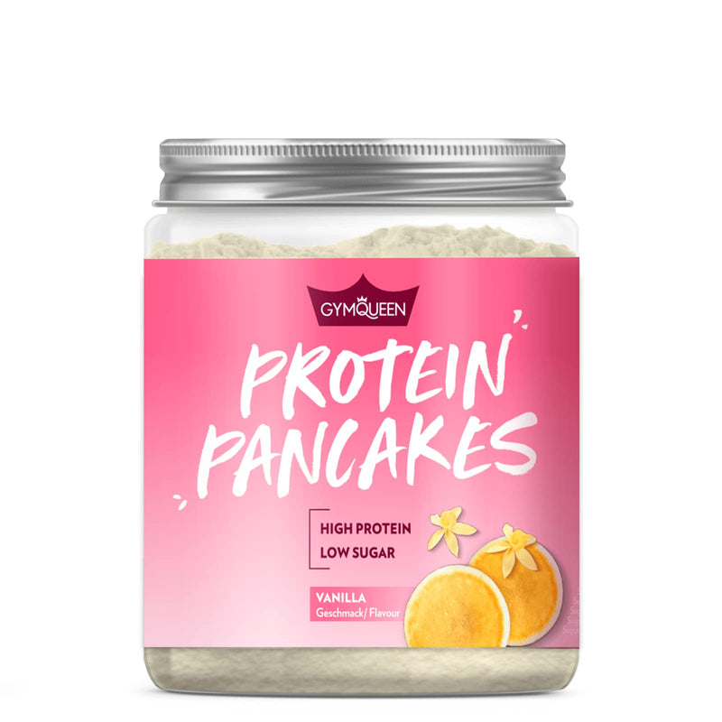 Gymqueen Protein Pancake Baking Mix Vanilla 500 G, Protein-Rich Pancake Mix, Pancake Powder For Your Extra Portion Of Protein, Quick And Easy Preparation, Reduced Sugar - NewNest Australia