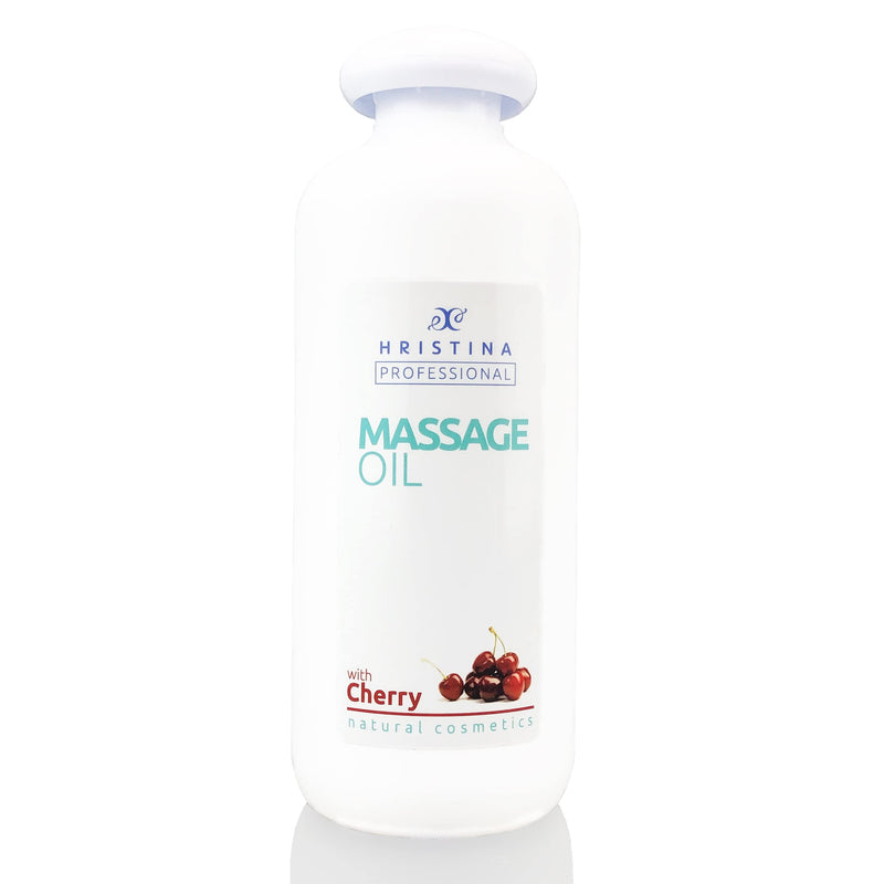Massage Oil For Relaxing, Massaging Joint Pain, Body Massage, Skin Care | Cherry Massage Oil With Grape Seed, Sesame And Almond Oil | Sensual Massage Lotion Moisturizing, 500 Ml - NewNest Australia