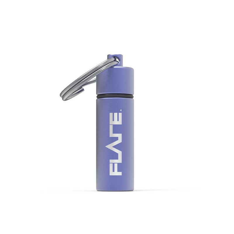 Flare Audio Capsule Purple Durable Lightweight Aluminum Waterproof Keyring, Purple - NewNest Australia