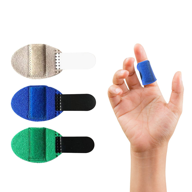 Lvjkes Pack Of 3 Finger Splints, Finger Protection For Injury, Finger Bandage Finger Stabilizer With Adjustable Finger Splint Splint For Broken Fingers, Osteoarthritis, Pain Relief - NewNest Australia