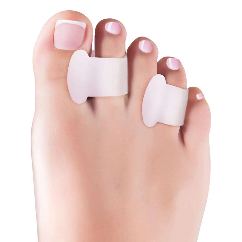Toe Separator Little Toe Gel, Pack of 12 Toe Separators Silicone, Little Toe Splint for Overlapping Toes, Relief Little Toe Pressure and Pain, Suitable for Running, Hiking, Yoga. Toe separators - 12pcs - NewNest Australia