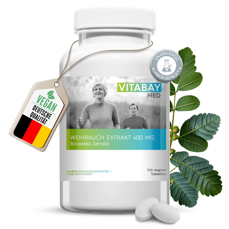 Vitabay Frankincense 400 Mg Vegan Tablets ‚ 360 High Dose Frankincense Capsules ‚ Boswellia Serrata Capsules High Dose ‚ Frankincense Capsules Highly Concentrated ‚ Frankincense Capsule Boswellia Frankincense - NewNest Australia