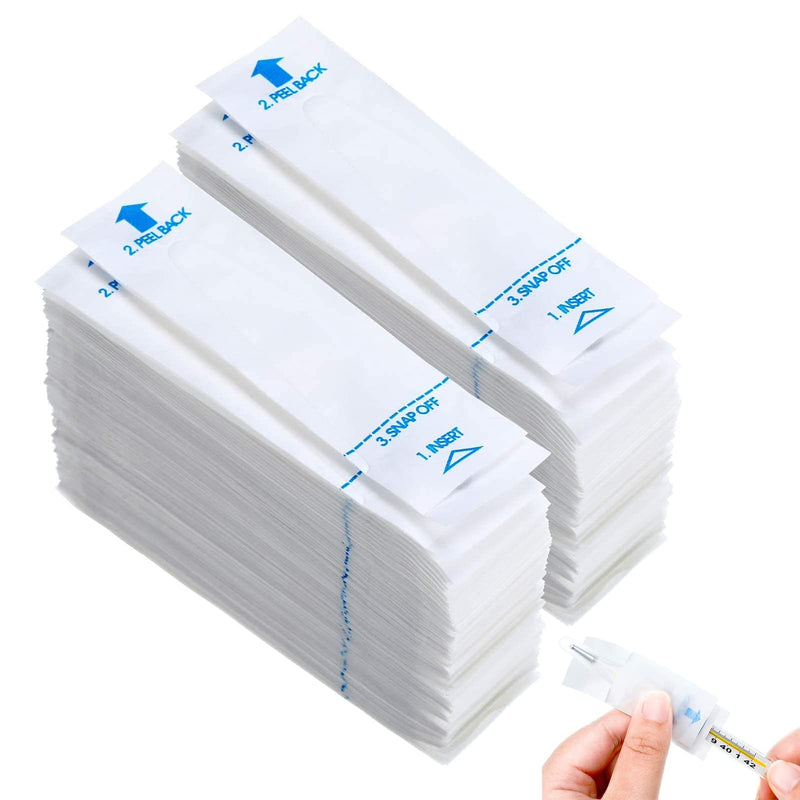 200 Pieces Digital Thermometer Probe Covers Disposable Thermometer Sleeves Universal Electronic Thermometer Covers For Oral Armpit Rectal Electric Thermometer - NewNest Australia