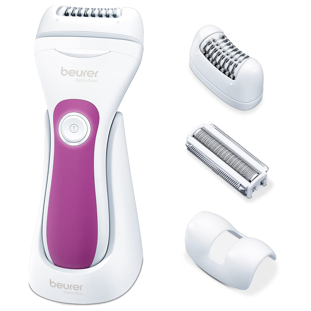 Beurer Hl 76 Epilator 2-In-1 Epilation And Shaving Wide Flexible Epilator Head With 42 Tweezers Conforms To Body Contours For Thorough Hair Removal Waterproof Bright Led Light - NewNest Australia