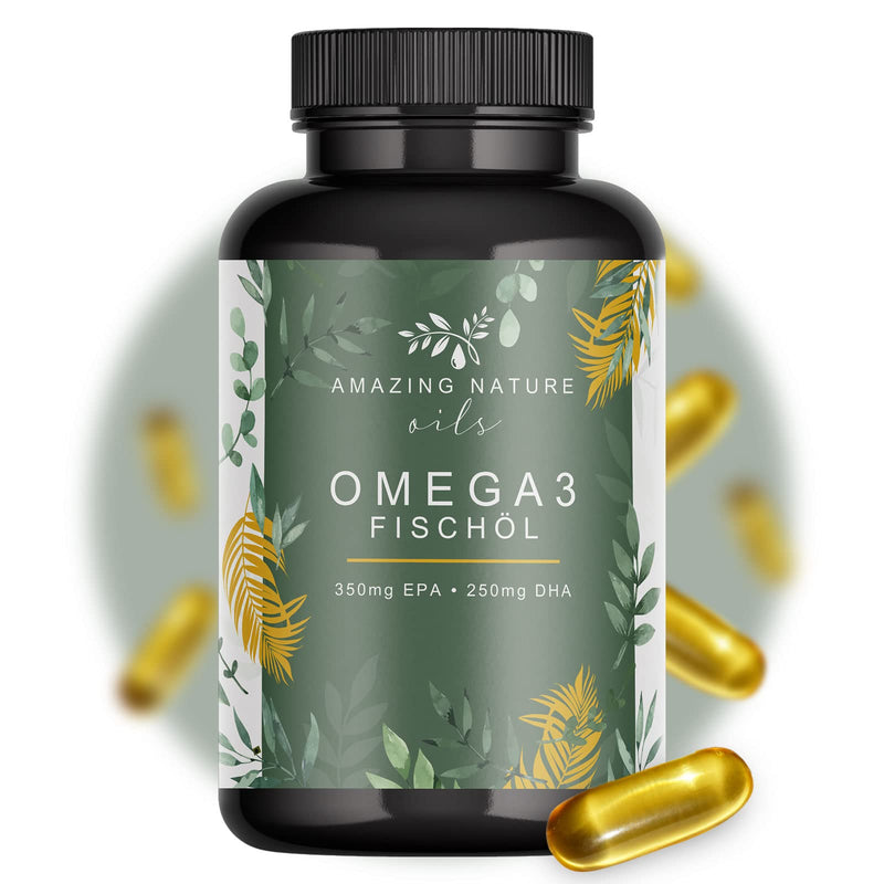 Amazing Nature® Omega 3 capsules High dosage with 1000 mg of high