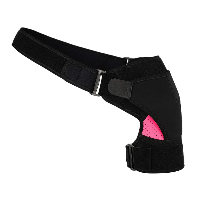 Tofbs Shoulder Brace For Women Men Adjustable Double Support On Shoulder Joint Helps Stability Shoulder Pain Relief For Tendonitis Fits Both Left Or Right (Pink) - NewNest Australia