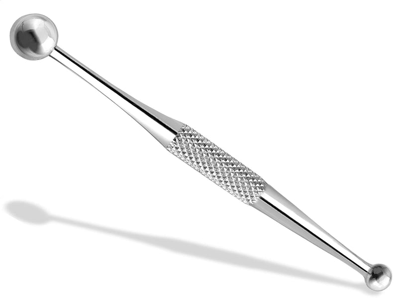 Instrumentsnrw Acupuncture Pen Acupressure Pen Point Finder Meridian Pen Stainless Steel Ball Diameter 3/7 Mm Acupressure Pen Acupuncture Bar (Stainless Steel Mini) - NewNest Australia
