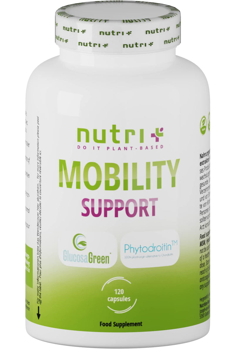 Glucosamine + Chondroitin High Dose + Vegan - Mobility Support With Msm, Hyaluronic Acid, Zinc, Vitamin C - Brand Raw Materials Glucosagreen + Phytodroitin - 120 Capsules - NewNest Australia