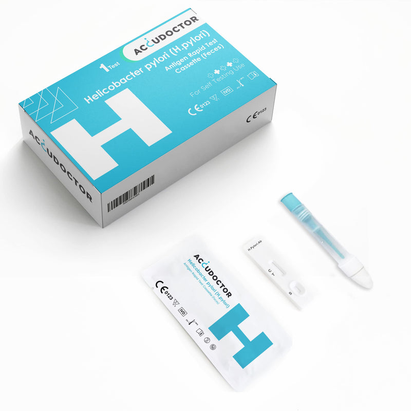 Accudoctor Helicobacter Pylori Test - Antigen Detection Self Test Quick Test Chair Test Kit Heliobacter Priori Check Autotest Home Test Self-Test Health Test - NewNest Australia