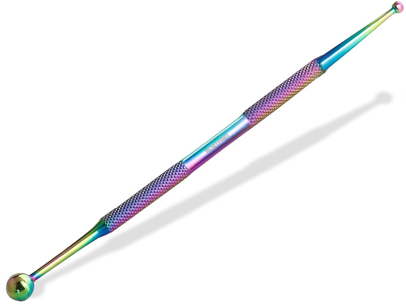 Instrumentsnrw Acupressure Pen Acupuncture Pen Diameter 5/10 Mm Point Finder Meridian Pen Stainless Steel Ball Acupressure Pen Acupuncture Rod (Titanium Multi-Colour) - NewNest Australia
