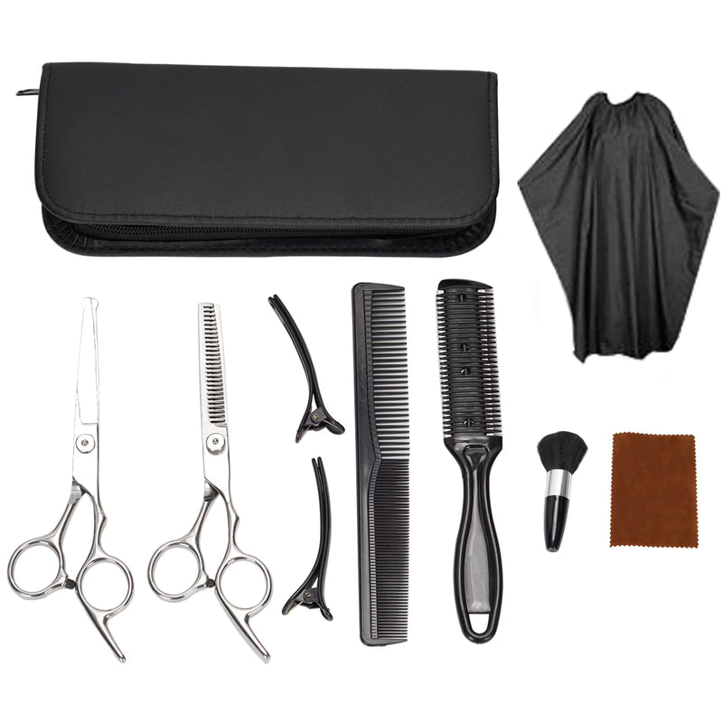 FLYAMAPIRIT children's hair scissors set, hair cutting set including thinning scissors, modeling scissors, thinning cutting comb, hairdressing comb, hairdressing cape for children at home and salon - NewNest Australia