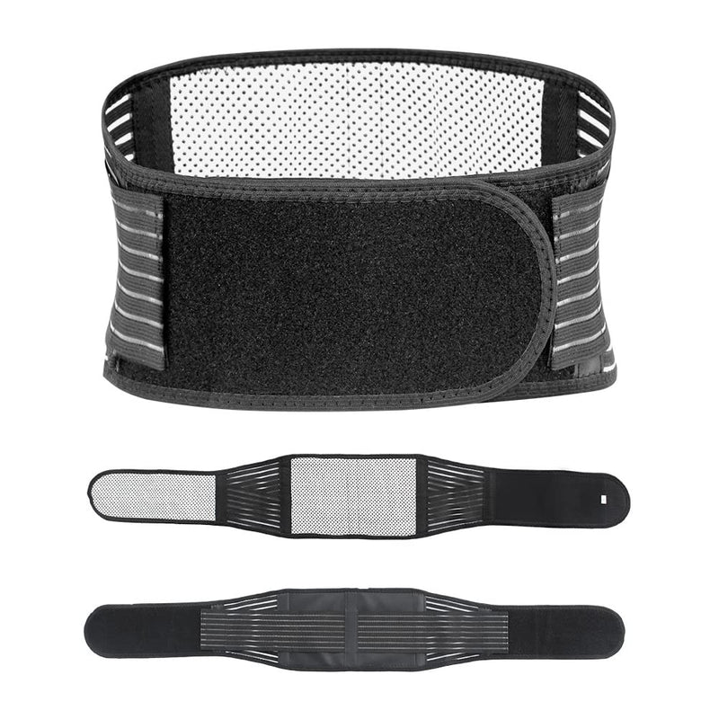 Konxi Lumbar Tourmaline Waist Bandage Support Belt Band, 20 Magnets Heat Belt For Lower Back Lumbar Therapy Support Belt Magnetic Field Therapy Pain Relief (L) - NewNest Australia