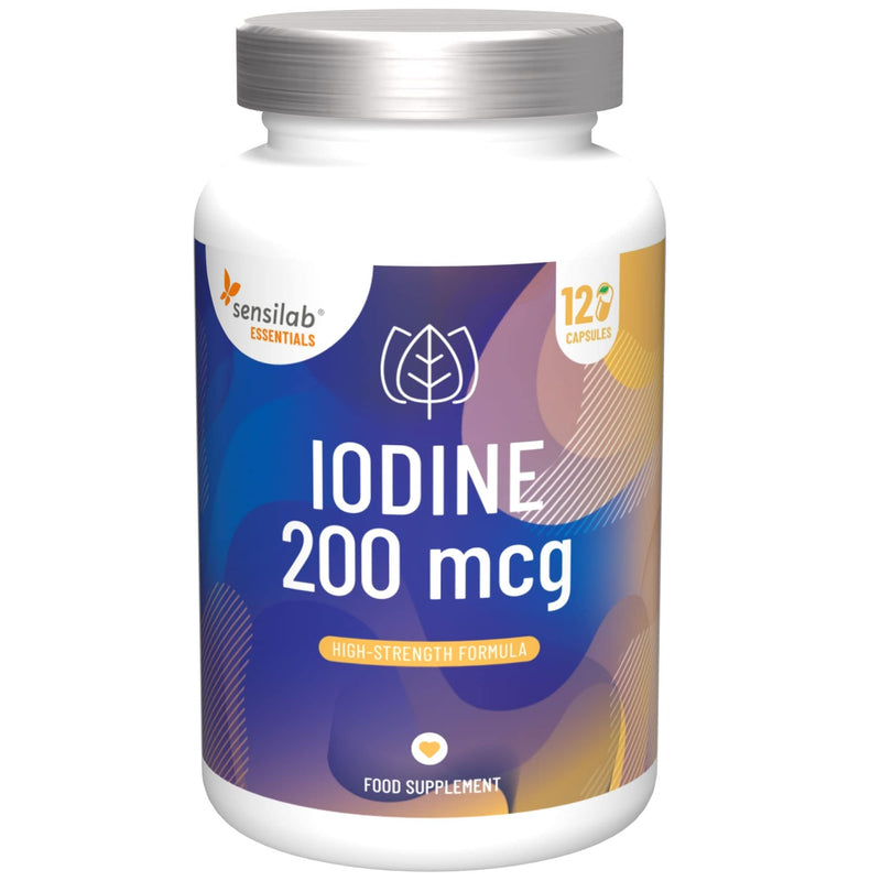 Sensilab Iodine Tablets 200 mcg - Potassium Iodide Tablets to Support the Thyroid and Nervous System - 120 Iodine Tablets - 4 Month Supply - NewNest Australia