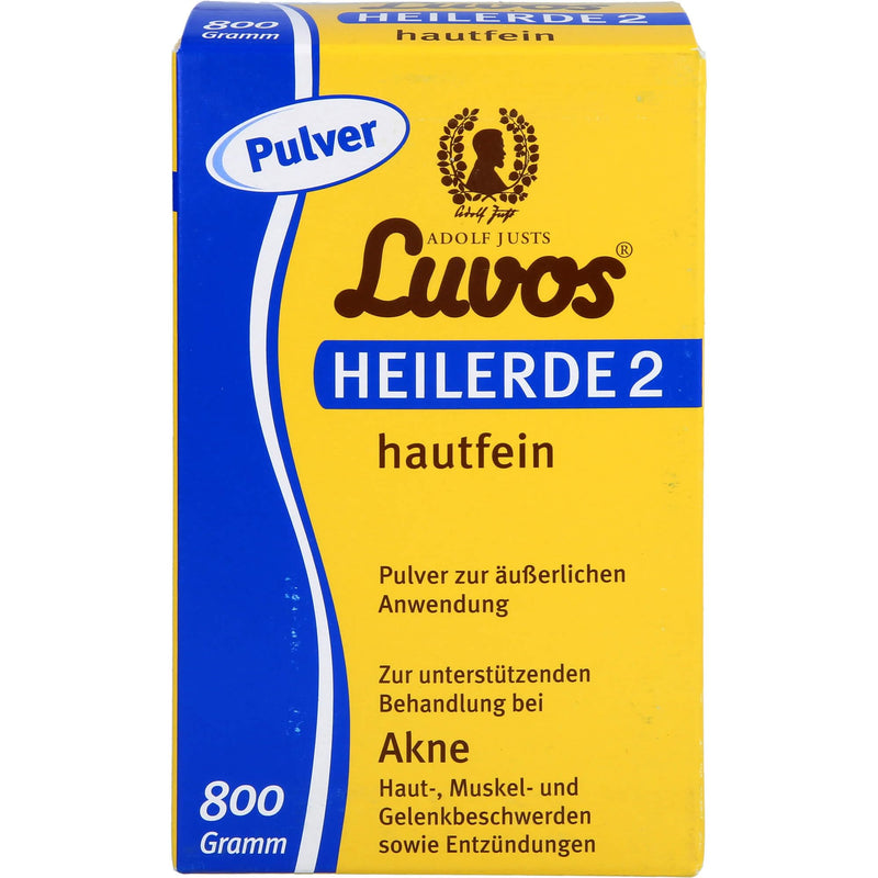 Luvos healing clay 2 skin-fine for acne, skin, muscle and joint problems as well as inflammation, 800 g powder - NewNest Australia