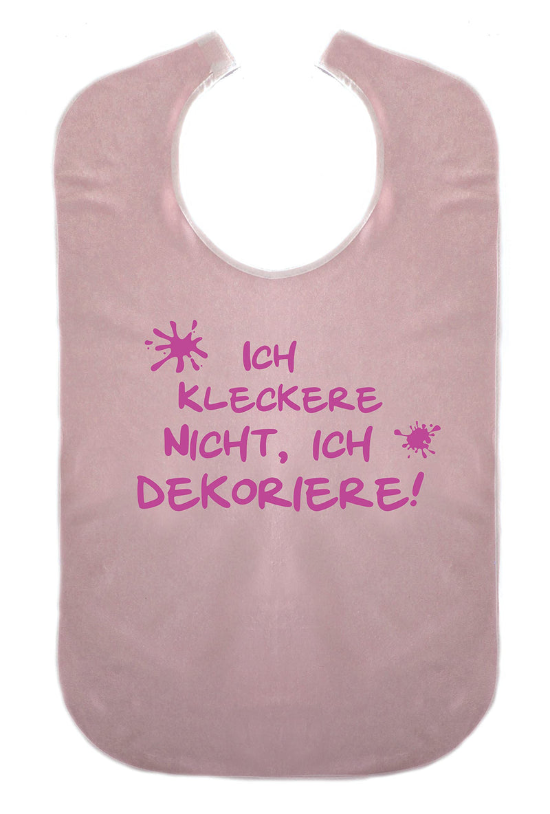 Cre9tive I Don't Mess, I Decorate - Retirement Gift - Funny Bib for Adults Dining Apron Dining Apron Clothing Protection Waterproof ID: 002 - NewNest Australia