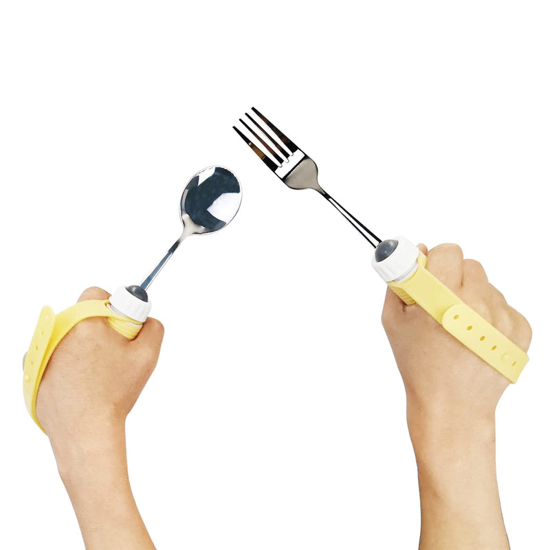Fstcrt Cutlery For Parkinson Patient Set, Non-Slip Spoon And Fork For Elderly, Suitable For Elderly, Disabled, Parkinson'S Disease And Arthritis Patients, Harness For Children - NewNest Australia
