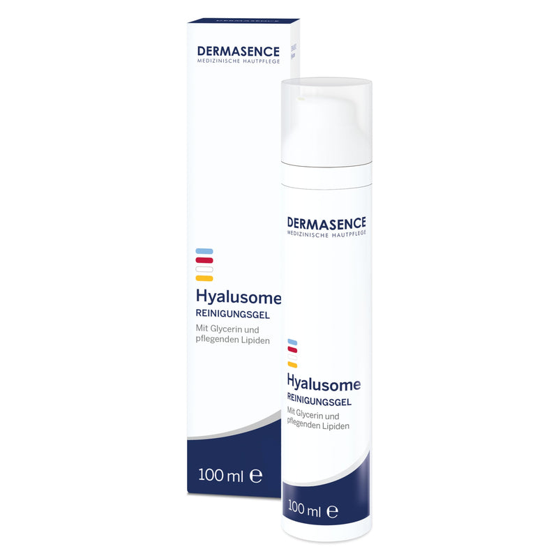 DERMASENCE Hyalusome cleansing gel, 100 ml - mild, moisturizing facial cleansing for dry skin - based on vegetable oils and - moisturizing - ideal for make-up removal - NewNest Australia