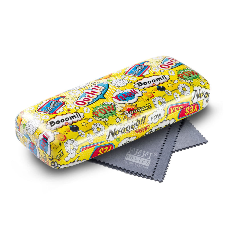 FEFI - Stable hard case glasses case COMIC yellow - NewNest Australia