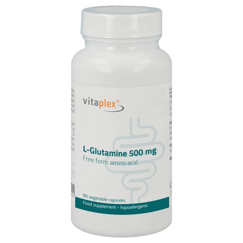 Vitaplex L-Glutamine capsules high dosage (500mg, 90 tablets) - L Glutamine Complex and amino acid - workout and fitness - NewNest Australia