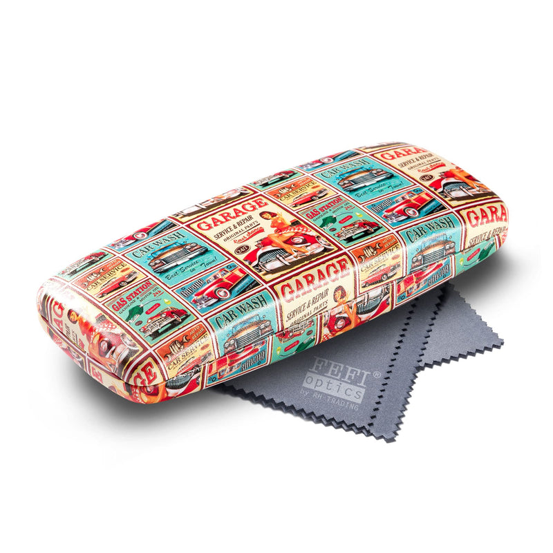 FEFI - Stable hard case glasses case “VINTAGE” Garage - NewNest Australia
