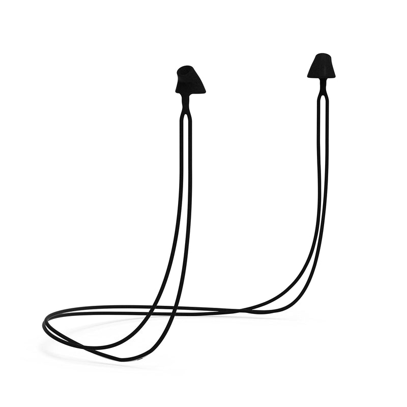Flare Calmer Secure Mini - Small Ear Plugs Alternative - Reduce Annoying Noises Without Blocking Sound - Soft Reusable Flexible Silicone With Built-In Lanyard - Black - NewNest Australia