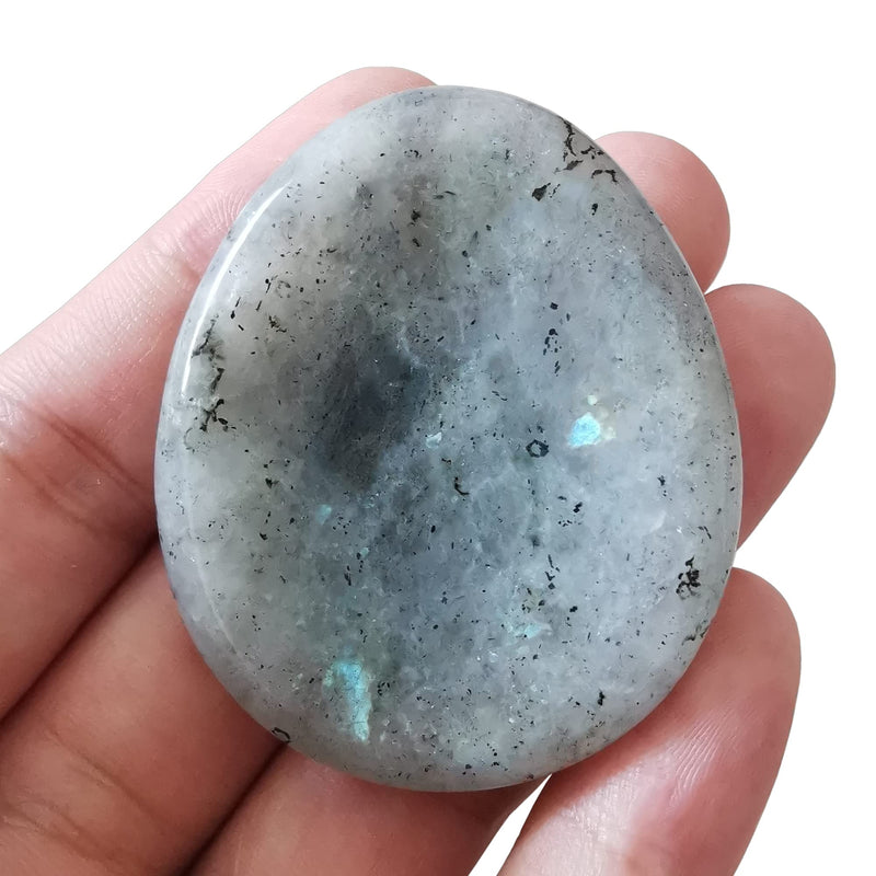 Moonstone Water Drop Chakra Thumb Worry Stone, Stress Relax Healing Reiki Crystal Bags Palm Stones Moonstone - NewNest Australia