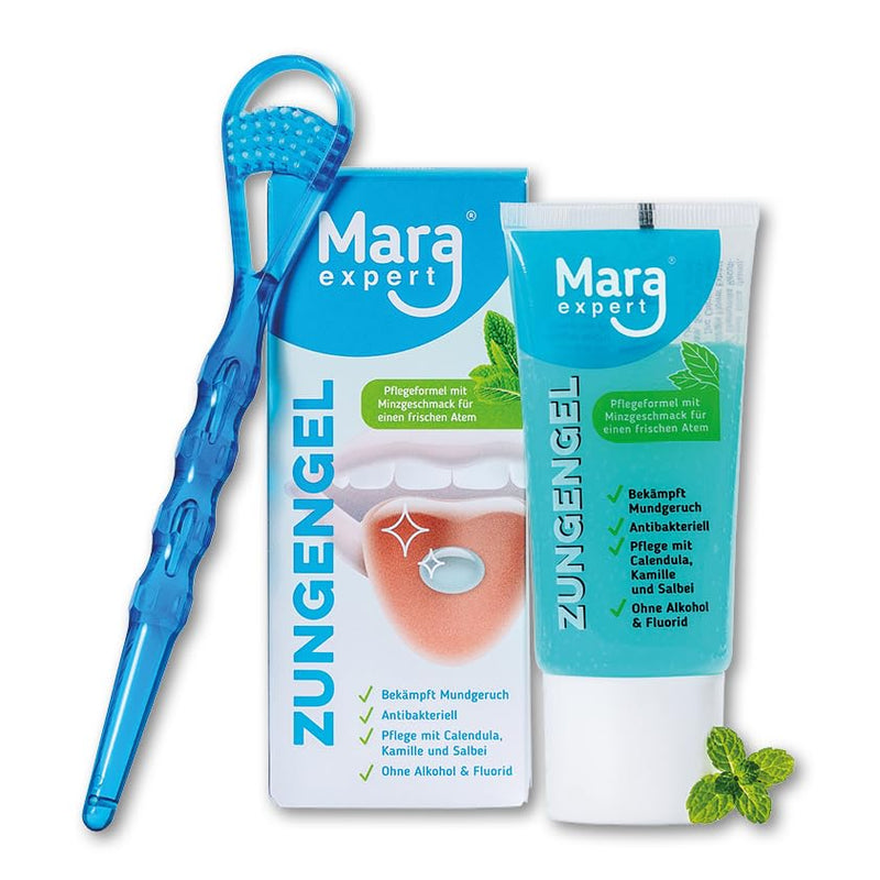 Tongue Cleaner + Medical Tongue Gel Set - Fights Bacterial Tongue Pads | Tongue Scraper With Tongue Brush | Fight Bad Breath | Tongue Scraper | Cleans And Nourishes Tongue - NewNest Australia