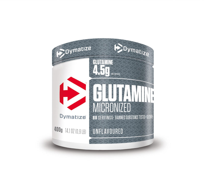 Dymatize Glutamine Miconized Unflavored Powder 400g - Amino Acid - Glutamine Neutral Flavor - NewNest Australia