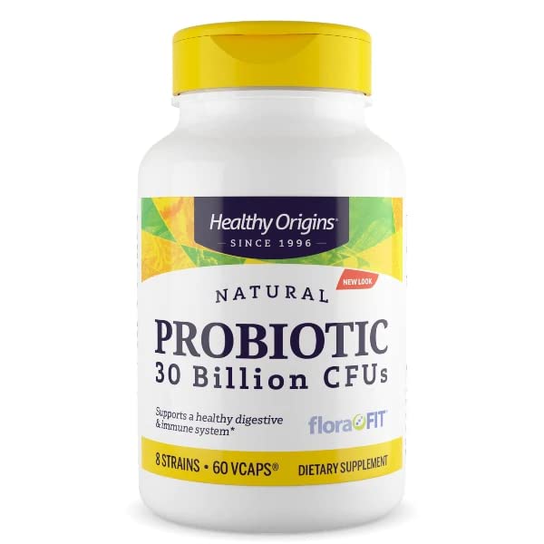 Healthy Origins, Probi, 8 Bacterial Strains, 30 Billion Bacterial Cultures Per Capsule, 60 Vegetarian Capsules, Laboratory Tested, Soy Free, Vegetarian, Gluten Free, No Genetic Engineering - NewNest Australia