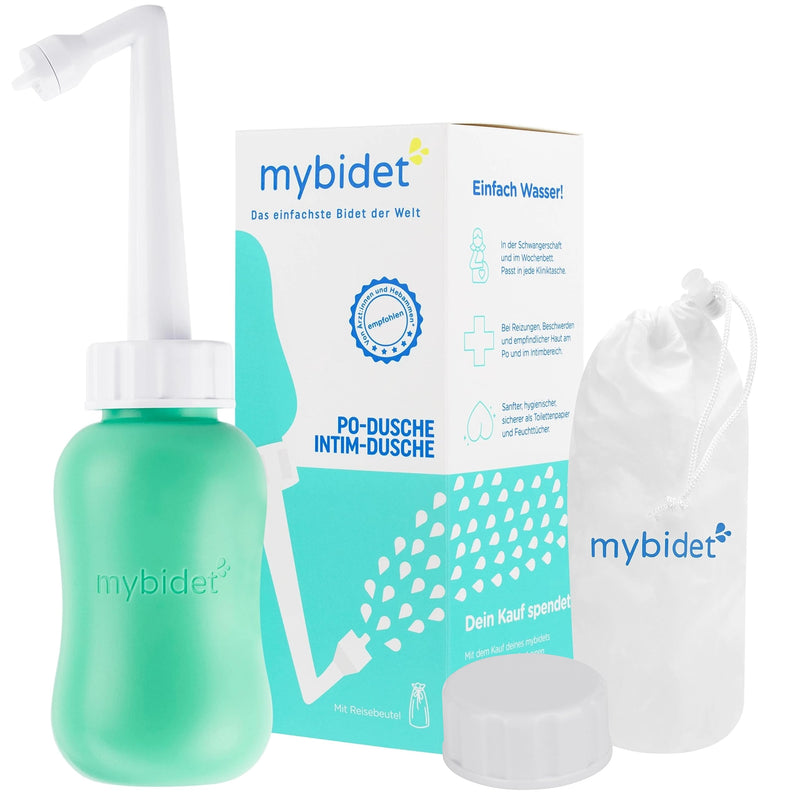 The New 3.0 Mybidet Butt Shower Intimate Shower With Travel Bag And Lid, Easier To Press, Intimate Shower Puerperium, For Discomfort On The Buttocks, Travel Bidet Or Butt Shower - NewNest Australia