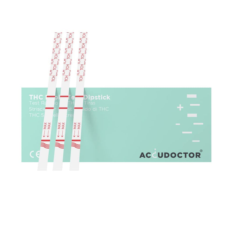 10x drug test THC Cannabis Accudoctor Cut Off 25 ng ml in urine THC urine test drug strips rapid test drug test test strips rapid drug test multi drug test kit one self-test - NewNest Australia