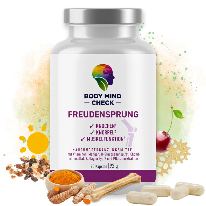 Joint Capsules High Dose ‚ 120 Capsules ‚ Joint Complex For Supporting Cartilage, Bones And Muscle Function ‚ With Turmeric, Frankincense, Vitamin D, Collagen, Glucosamine, Manganese And Much More - NewNest Australia