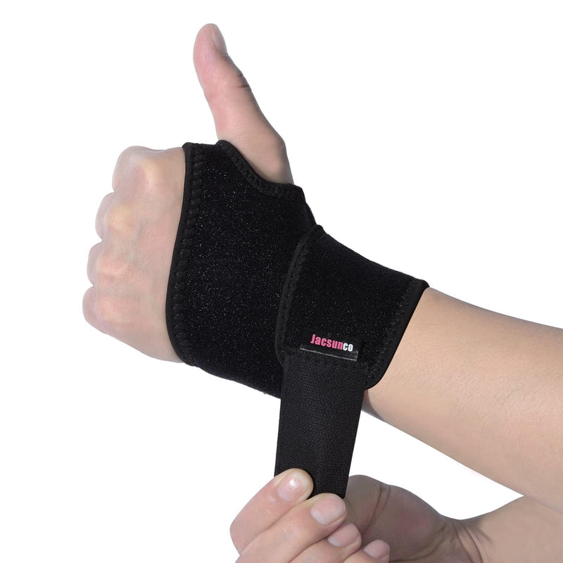 Wrist Bandages, Compression Bandage For Pain Relief, Wrist Support For Sports, Fitness, Weight Sports And Everyday, Wrist Wrap For Men And Women, Fits Left And Right Hand (Black) - NewNest Australia