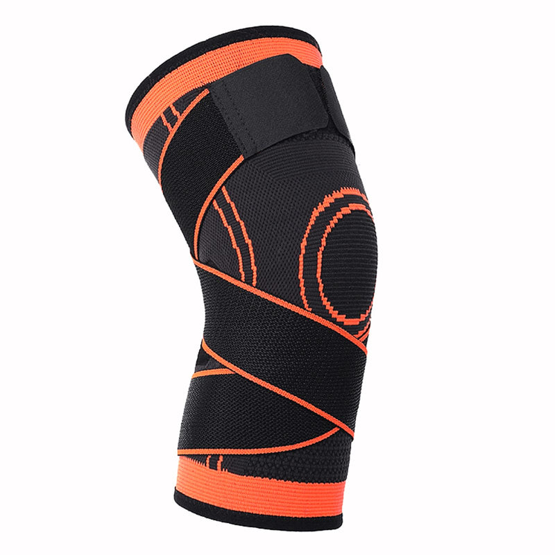 Layhou 1 X Adjustable Knee Support Knee C-Compression Sleeve Bandage Double Compression Band Breathable Design For Running Basketball Baseball Hiking Sports Activities - NewNest Australia