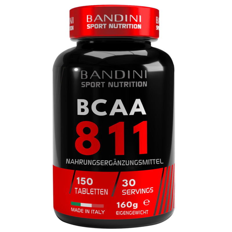 Bandini Bcaa 8.1.1 150 Tablets, Bcaa 8.1.1 Branched-Chain Amino Acids, L-Leucine, L-Isoleucine, L-Valine With Vitamins B1 And B6, Dietary Supplement Before And After Training - NewNest Australia