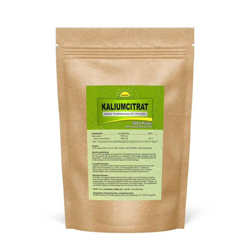 Potassium citrate, powder, 500 g in a bag, pharmaceutical quality (Ph.Eur. certified), without additives, Bonemis® - NewNest Australia