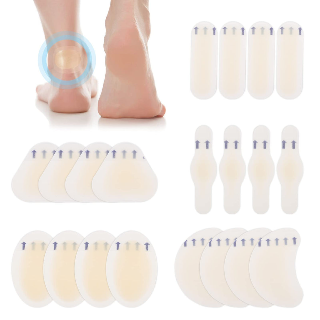 Gel Hydrogel Plasters, Pack Of 20 Silicone Heel Protection Heel, Heel Protection For Shoes, Invisible Blister Plasters Heel Protection, Plasters, Bandages For Fingers, Toes, Forefoot And Heel - NewNest Australia