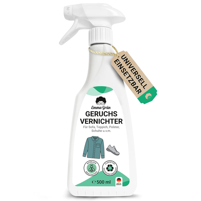 Emma Gr√ºn Odor Remover Spray For Shoes, Car, Home & Pets, 500 Ml, Odor Neutraliser For Home, Rooms, Cat Litter Tray, Cat Urine Odor Remover, Extreme Shoe Spray Against Odour - NewNest Australia