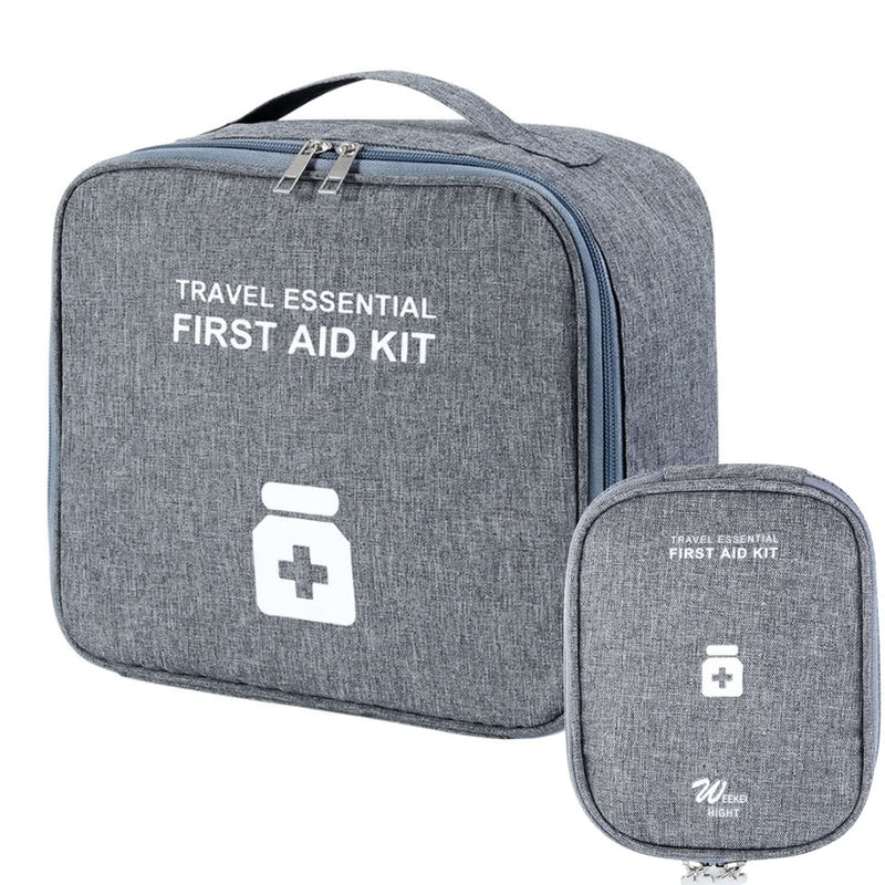 Pack Of 2 Medicine Bag, Medication Bag, Travel Set, First Aid Bag, Empty, First Aid, Large Capacity, Waterproof Emergency Bag, Medical Emergency Bag For Home, Office, Travel - NewNest Australia