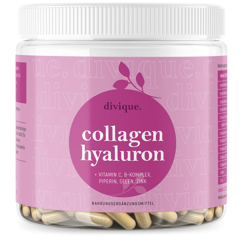 Divique Collagen Capsules High Dose Pack Of 270 - Collagen Complex Type 1, 2, 3, 5, 10 - Hyaluronic Acid Collagen Capsules With Hyaluron, Vitamin C, Biotin, Selenium, Zinc - 1500Mg Collagen - NewNest Australia