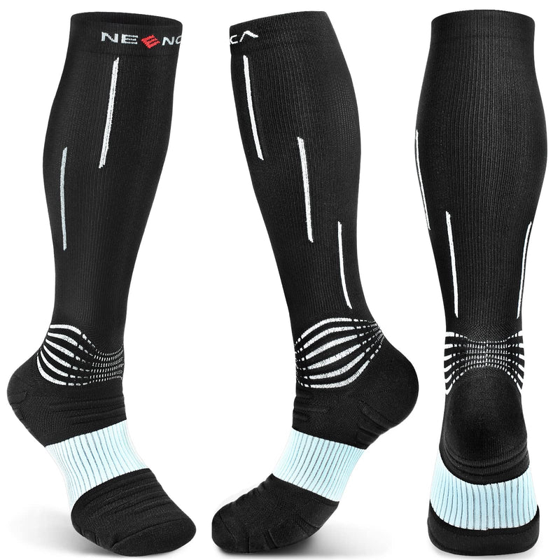 Neenca Compression Stockings (20-30 Mmhg), Medical Compression Socks For Women & Men Support Socks For Recovery From Injury & Pain Relief, Sports Protection, Running, Sports, Flight - 1 Pair - NewNest Australia
